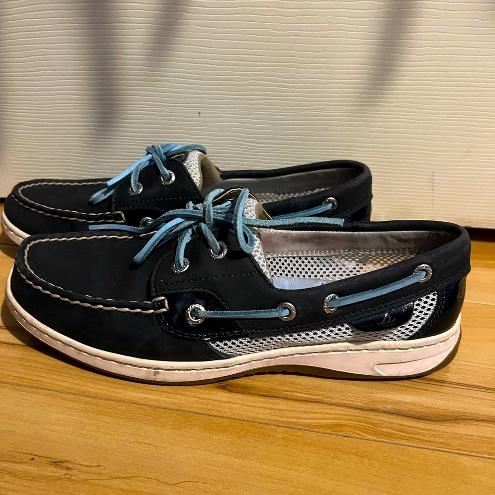 Navy Blue Sperrys